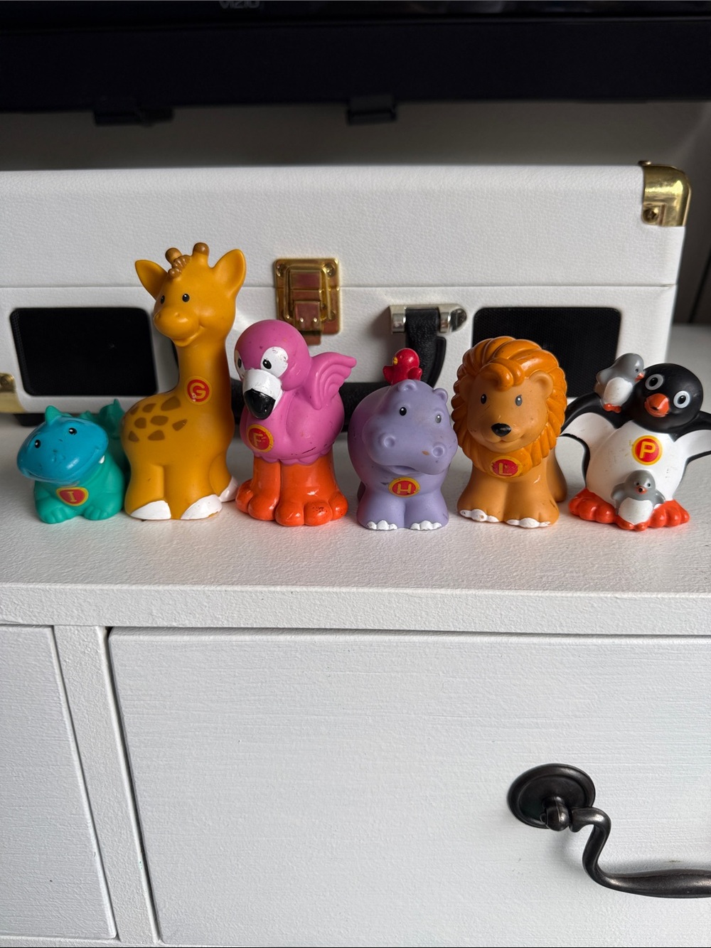 Lot of 6 Little People Alphabet Animals - Set 1